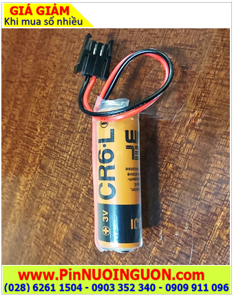 FUJI CR6.L, Pin nuôi nguồn PLC FUJI CR6.L lithium AA 2300mAh chính hãng /Xuất xứ NHẬT